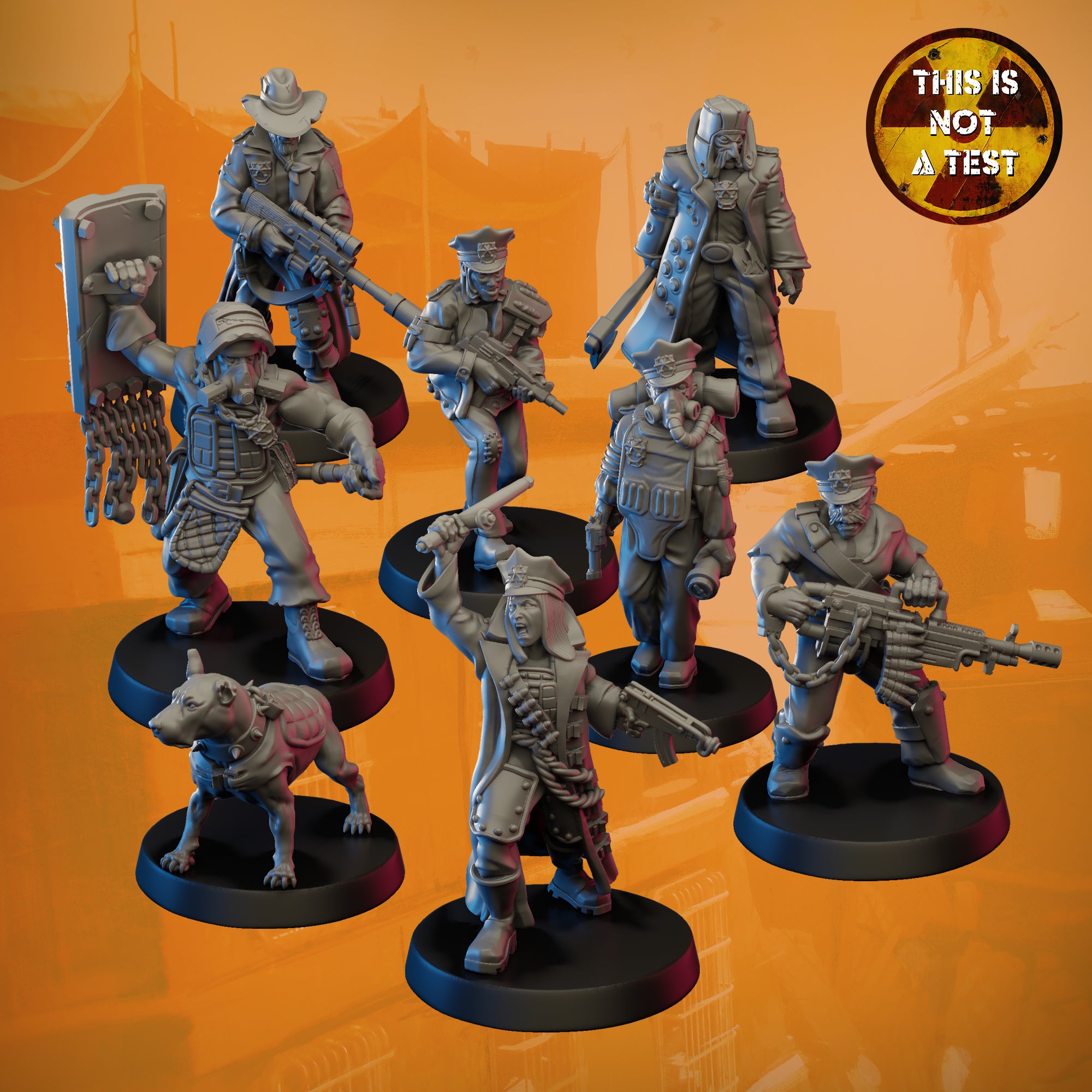 This is Not a Test The Lawmen Starter Warband Black Site Studios