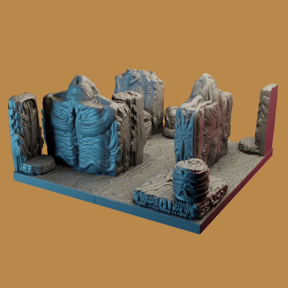 Alien Ship Layout Demon Ship - Digital Alien Ship Terrain Pack – Black Site Studios
