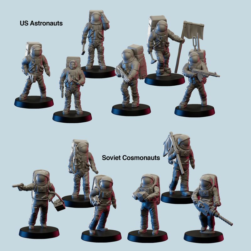 Lunar - Multipart Plastic Astronauts - Preorder