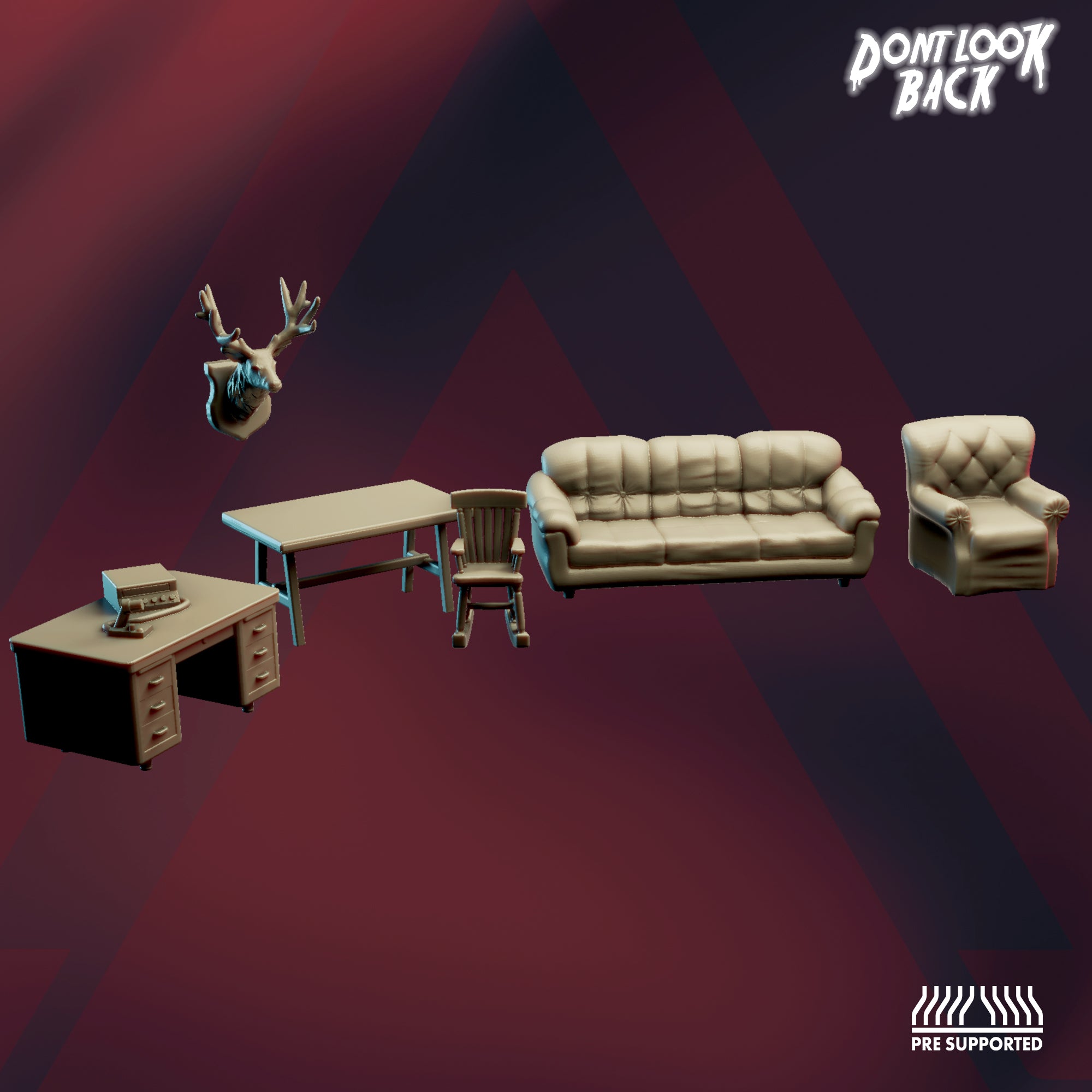 Ranger Station Furniture - Digital STL – Black Site Studios