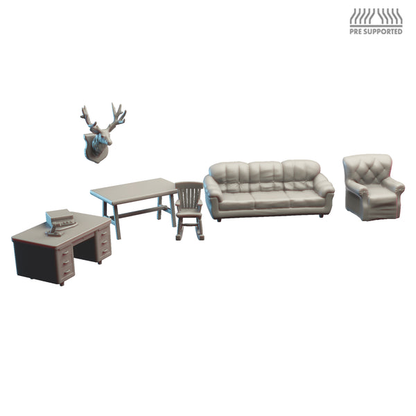Ranger Station Furniture - Digital STL
