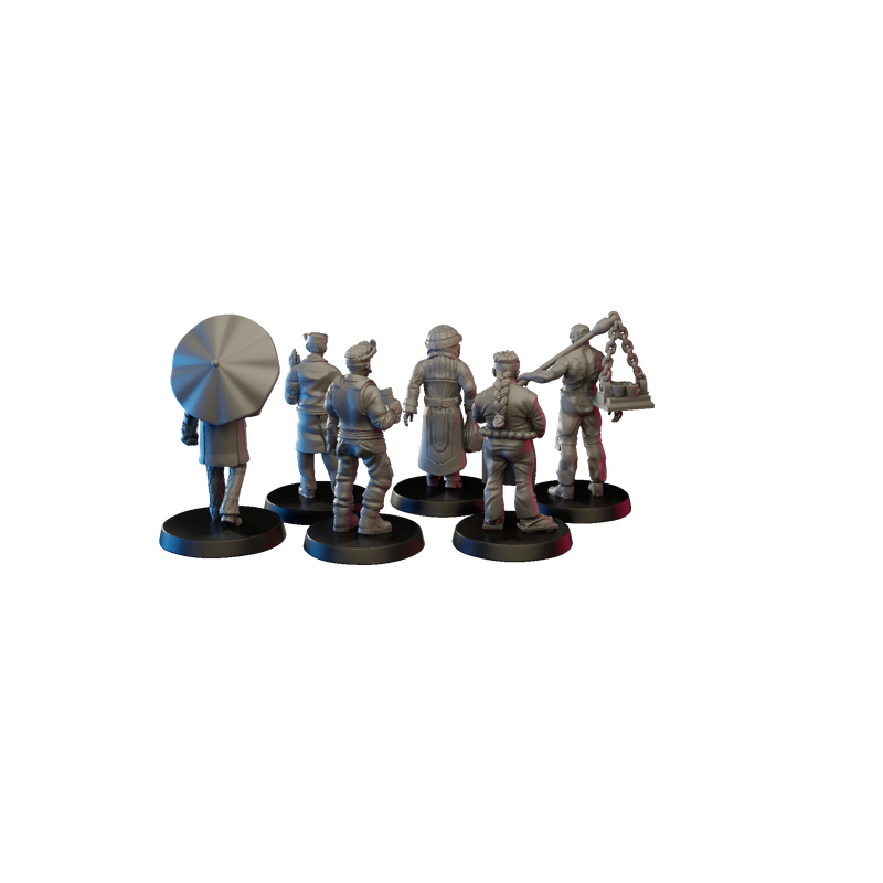 Civilians Volume III - Cyberpunk Street Folk A - DIGITAL STL