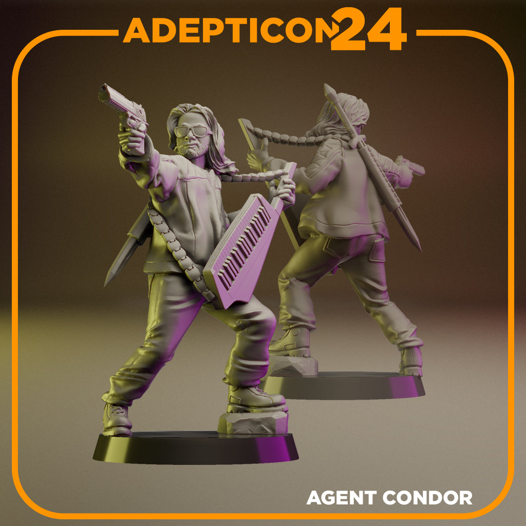 Agent Condor - Adepticon 2024 Miniature – Black Site Studios