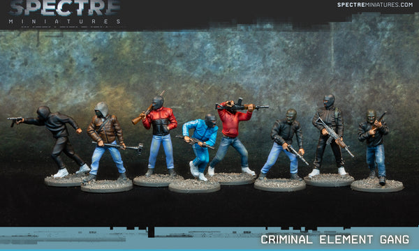 Spectre Miniatures - Criminal Element Gang
