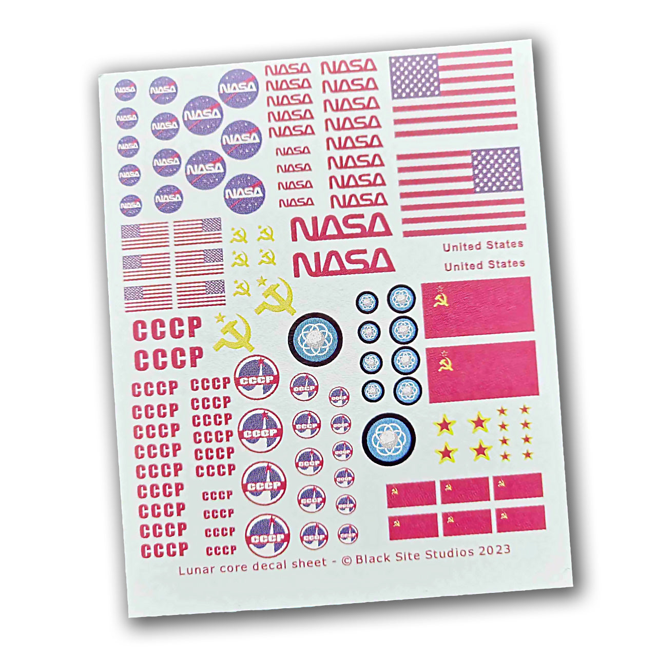 Lunar - Waterslide Decal Sheet – Black Site Studios