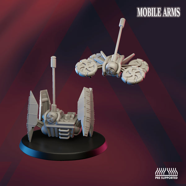 Mobile Arms - Scuttler and Quad Copter - DIGITAL STL