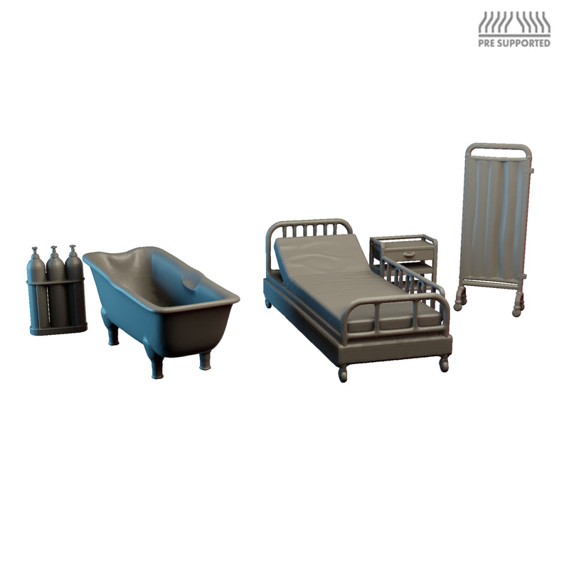 Northwood Hospital Furniture - Digital STL