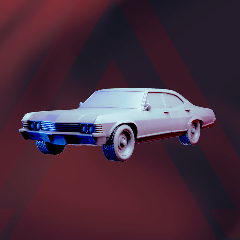 1967 MUSCLE CAR - DIGITAL STL – Black Site Studios