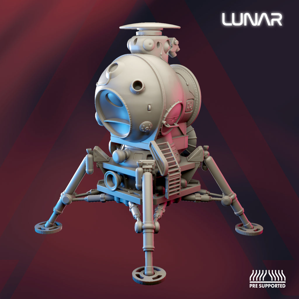 LUNAR - Soviet LK Lander - DIGITAL STL – Black Site Studios