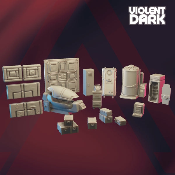 Violent Dark - Terrain Details Pack - DIGITAL STL