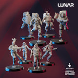LUNAR - Multipart Low Gravity Astronauts - DIGITAL STL