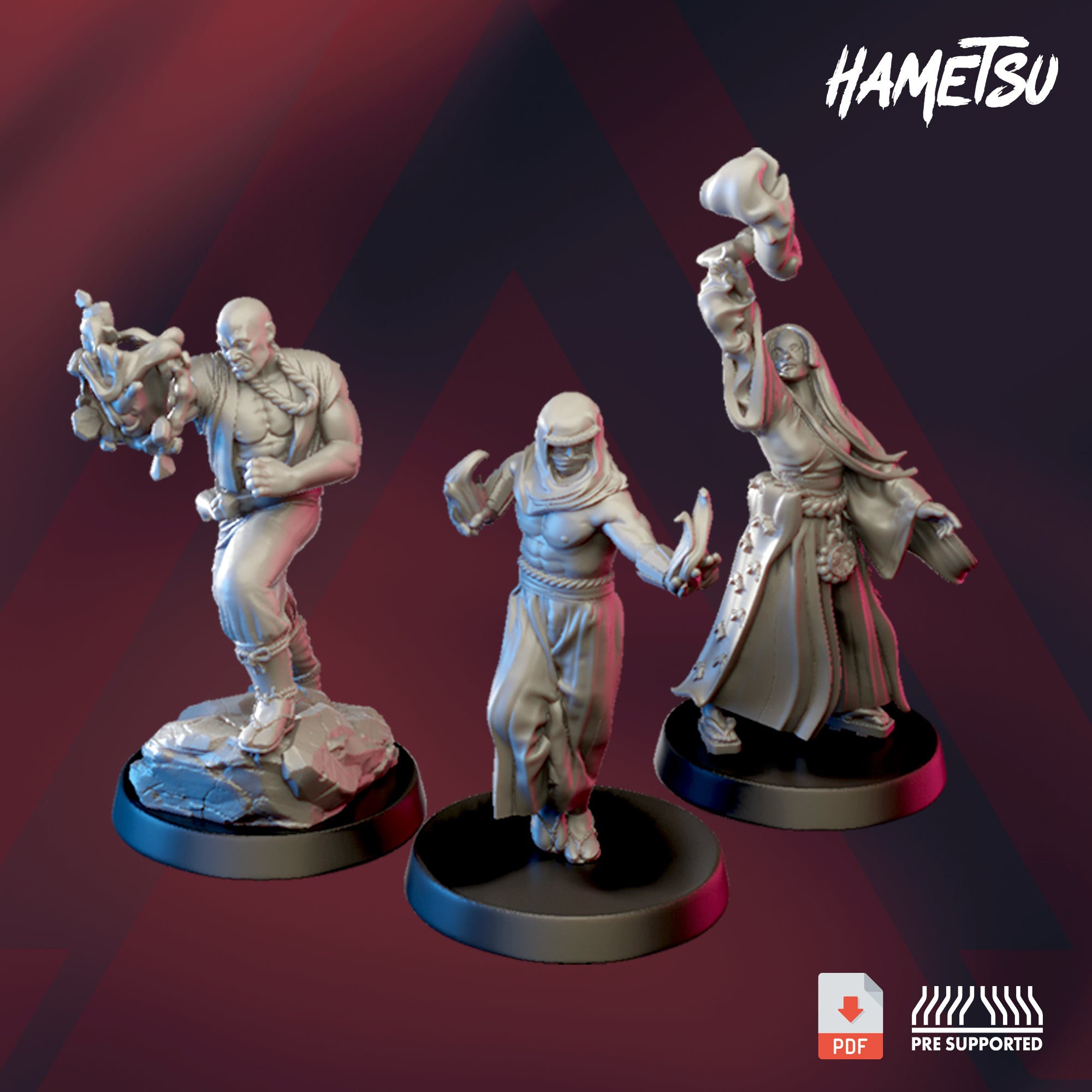 Hametsu - School of Elements - DIGITAL STL – Black Site Studios