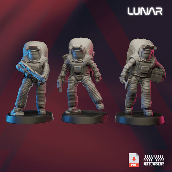 Lunar - Commonwealth - UK - DIGITAL STL