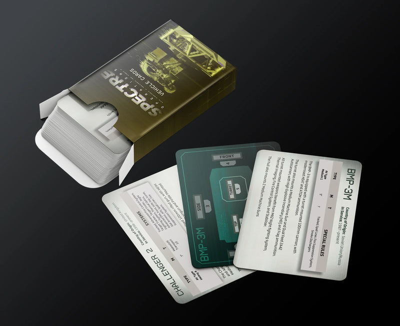 Spectre Operations Vehicle Cards Pack 1