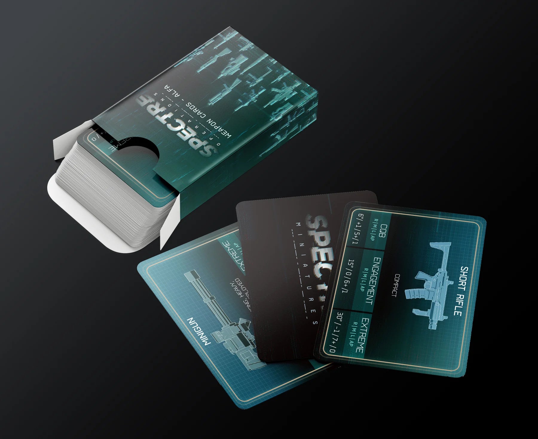 Spectre Operations Weapon Cards Pack 1 – Black Site Studios