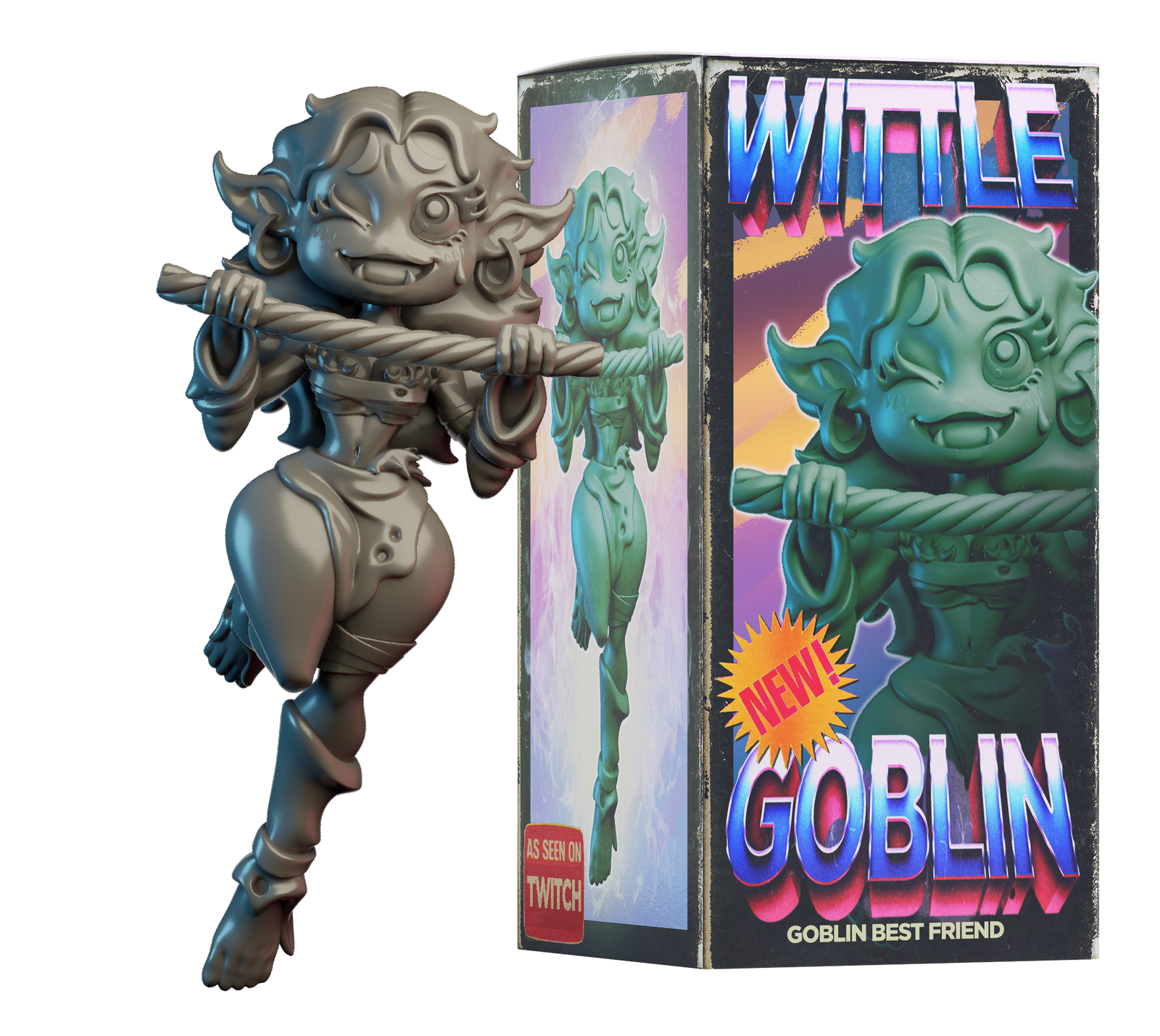 Wittle Goblin - Limited Collector's Miniature – Black Site Studios