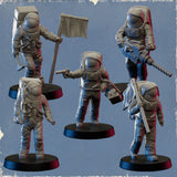 Lunar - Multipart Plastic Astronauts - Preorder