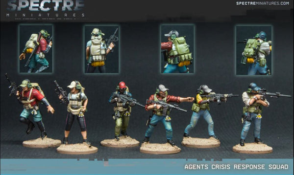 Spectre Miniatures - Agent Crisis Response Squad