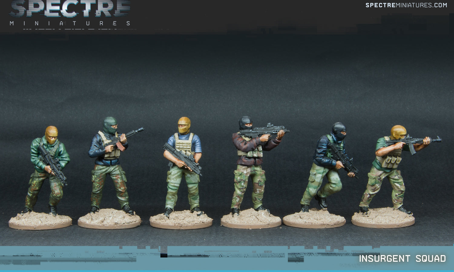 Spectre Miniatures - Insurgent Squad – Black Site Studios