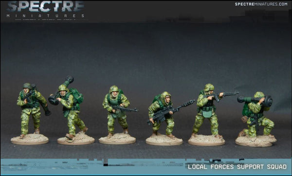 Spectre Miniatures - Local Forces Support Squad