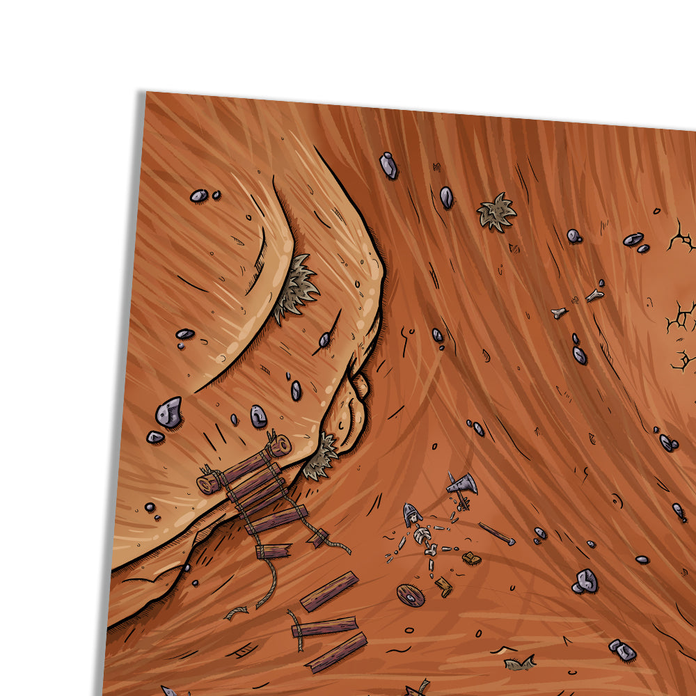 2x2 The Sundered Badlands Mat – Black Site Studios
