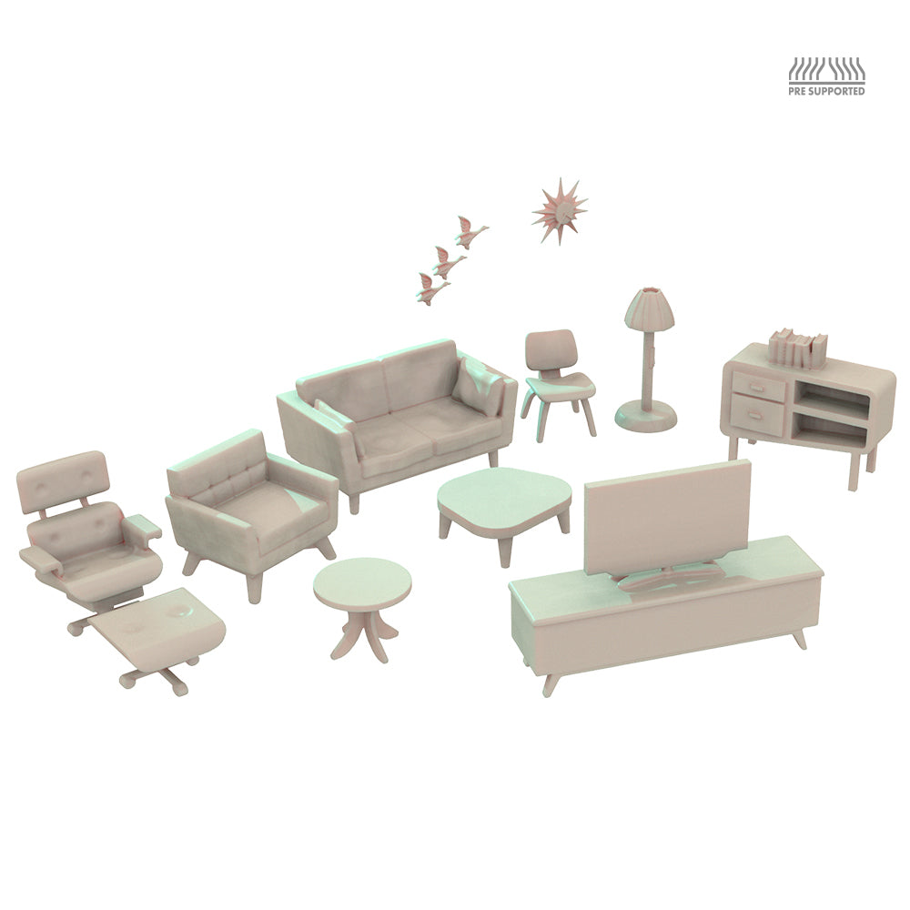 Modern Living Room – Black Site Studios