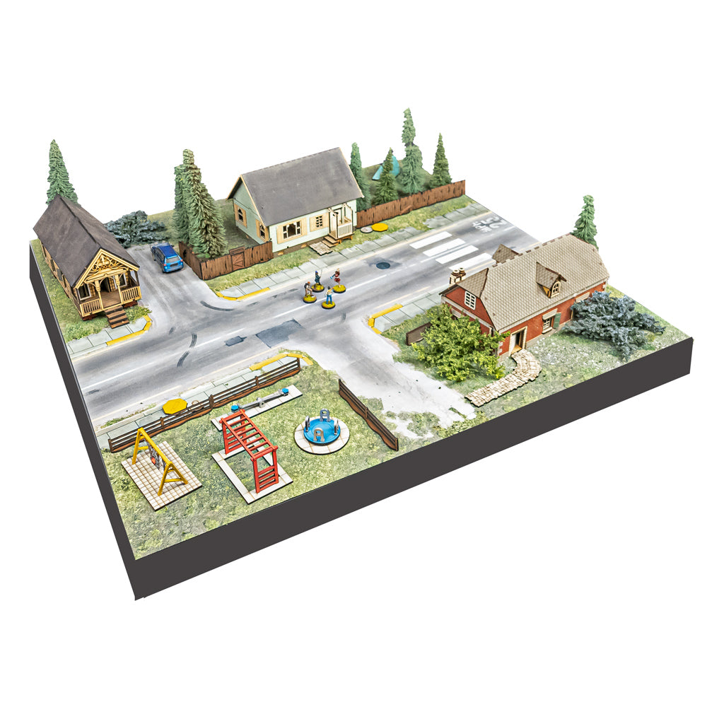 3x3 Suburbia Gaming Mat – Black Site Studios 3x3 Suburbia Gaming Mat – Black Site Studios